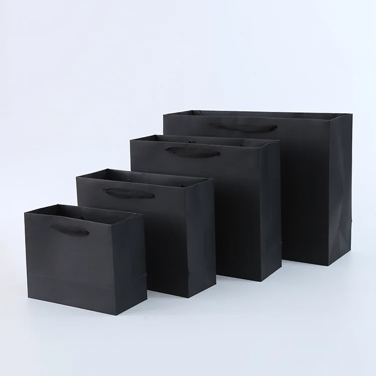 2019 fashion rope handle paper bag shopping bag with custom logo