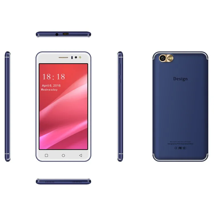 Последние горячие продукты! MT6580 Quad Core 1.3 ГГц Processor 2400 мАч 5.5 дюйма дешевый 3 г WIFI Dual SIM мобильный телефон