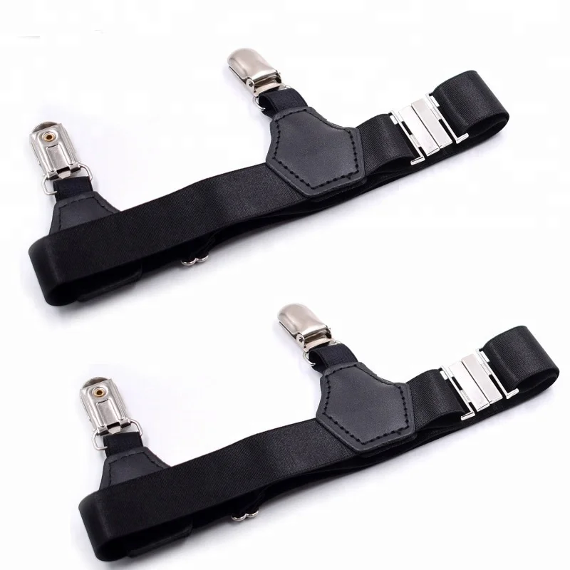 High-End Sock Holder Garters Double Sturdy Clip High Elastic Sock Suspenders
