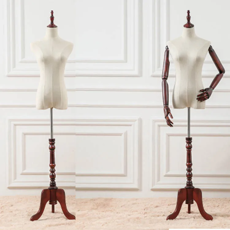Xinji half body tailoring mannequin fabric female mannequins for sale