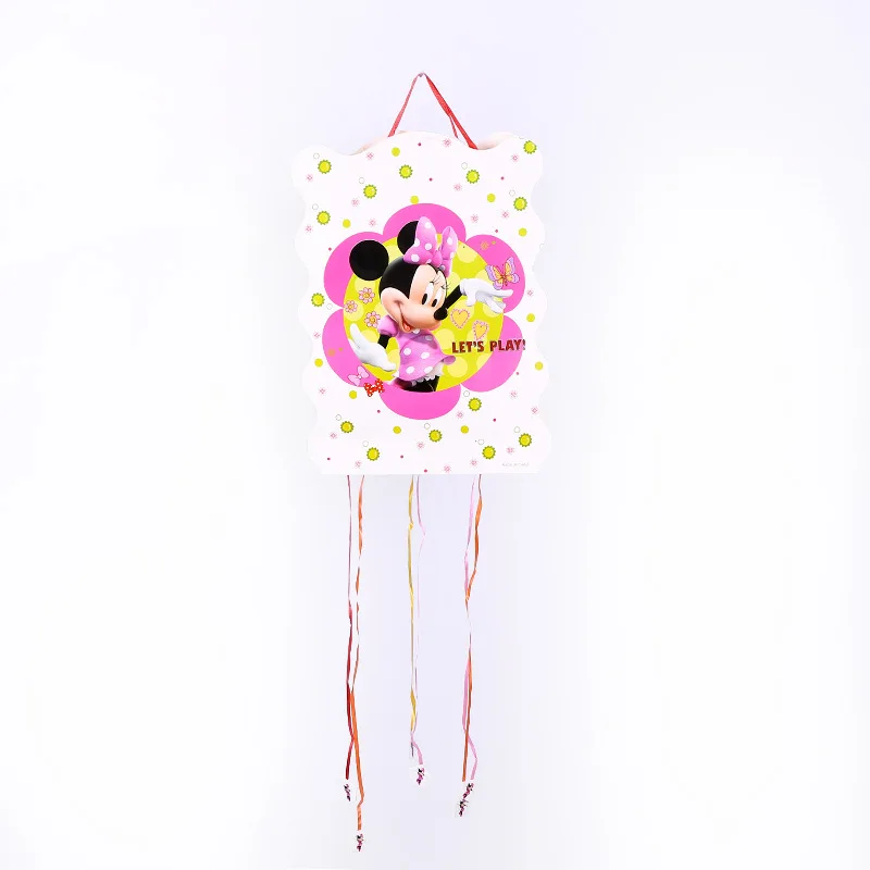 Minnie birthday Party sets cartoon characters Paper party sets for kids birthday decorations