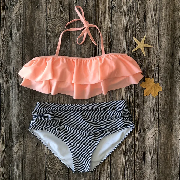 3 Piece Halter And Cover Up Black White Luxury For Women Swimsuits Wholesale Woman Pieces Dress Assorted Trendy Whole Swimsuit