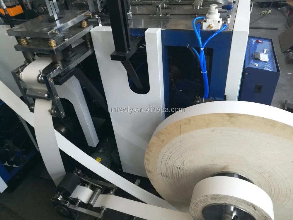 automatic coffee paper cup with handle making machine