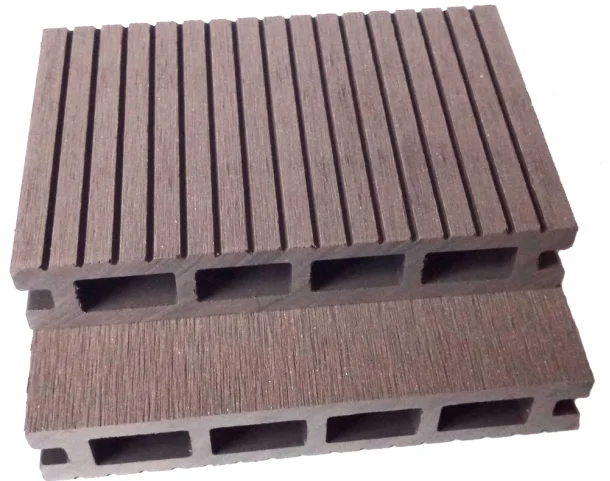 Wholesale Wood Plastic Composite Outdoor Flooring Exterior Hollow Wpc Composite Decking Wooden Flooring Board decking