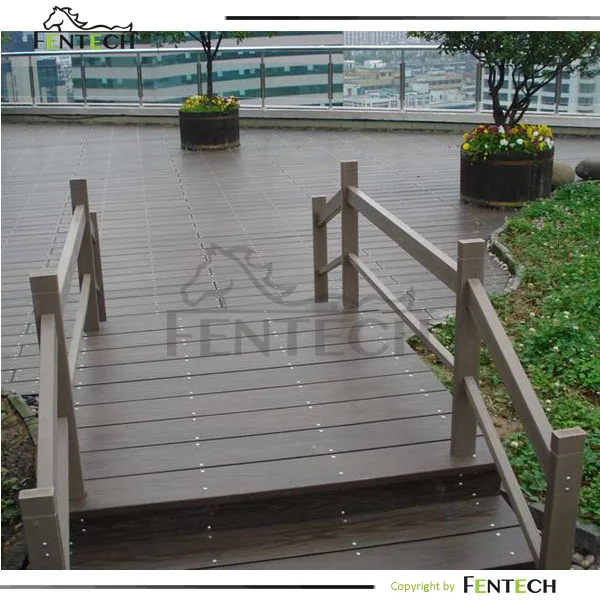 ASA Surface wood color pvc foam decking