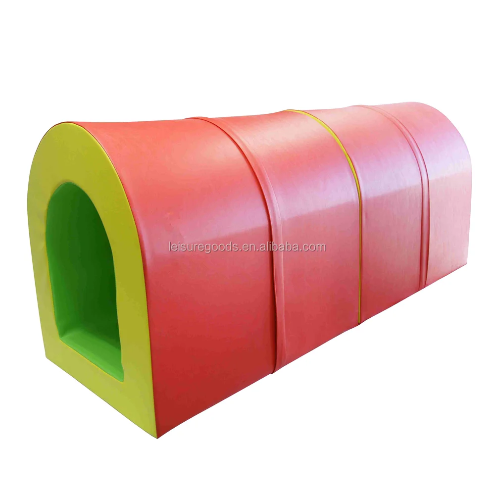 
High Quality New design kids climbing toys rainbow tunnel indoor soft play equipment 