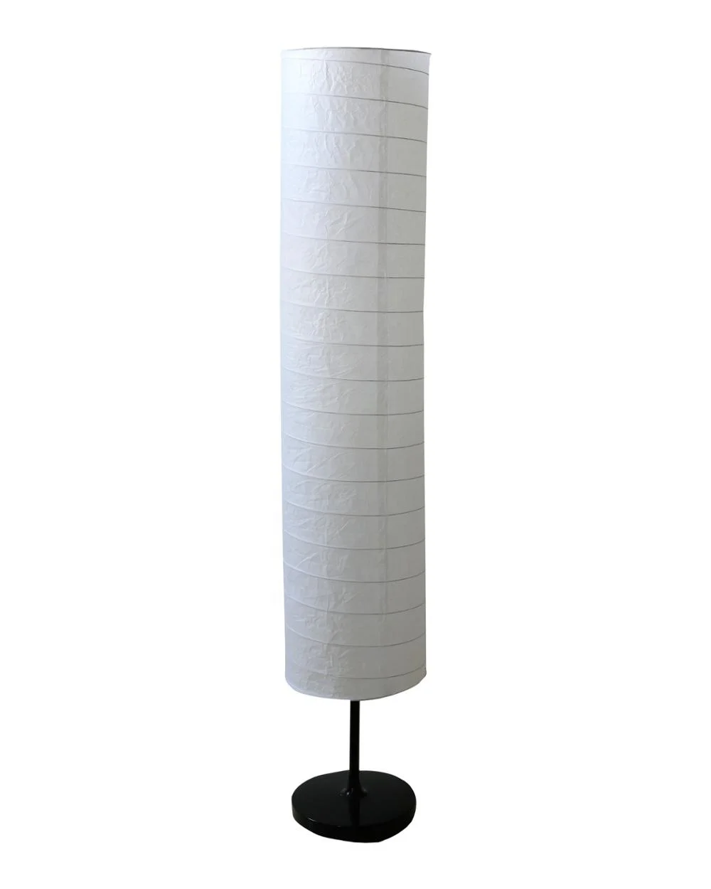 
Japanese lantern design handmade paper shade light fixtures led floor standing lamp for living room decoration 