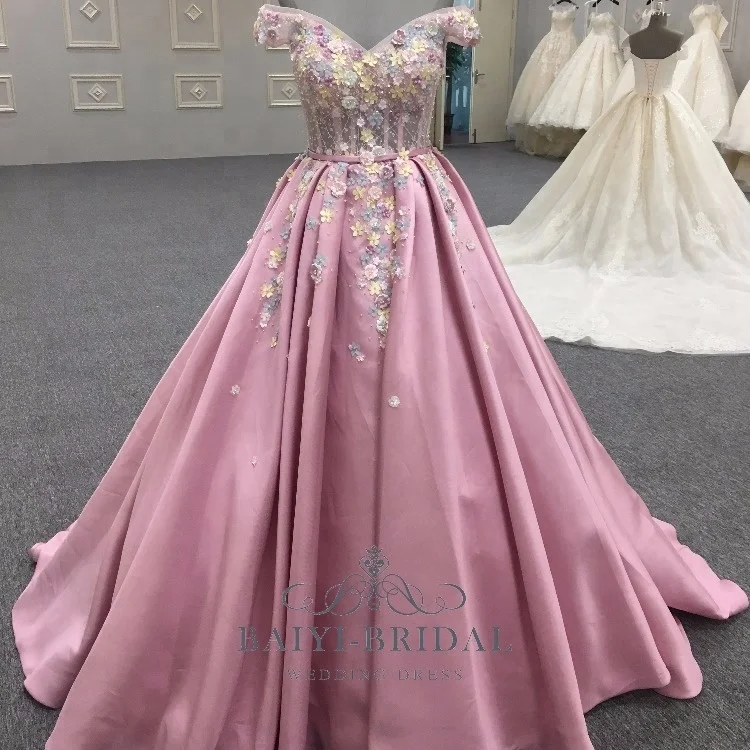 Alibaba Long Pink Satin Backless Evening Dresses Formal Dresses for Lady Women Party Dresses OEM Service Digital Printing Woven