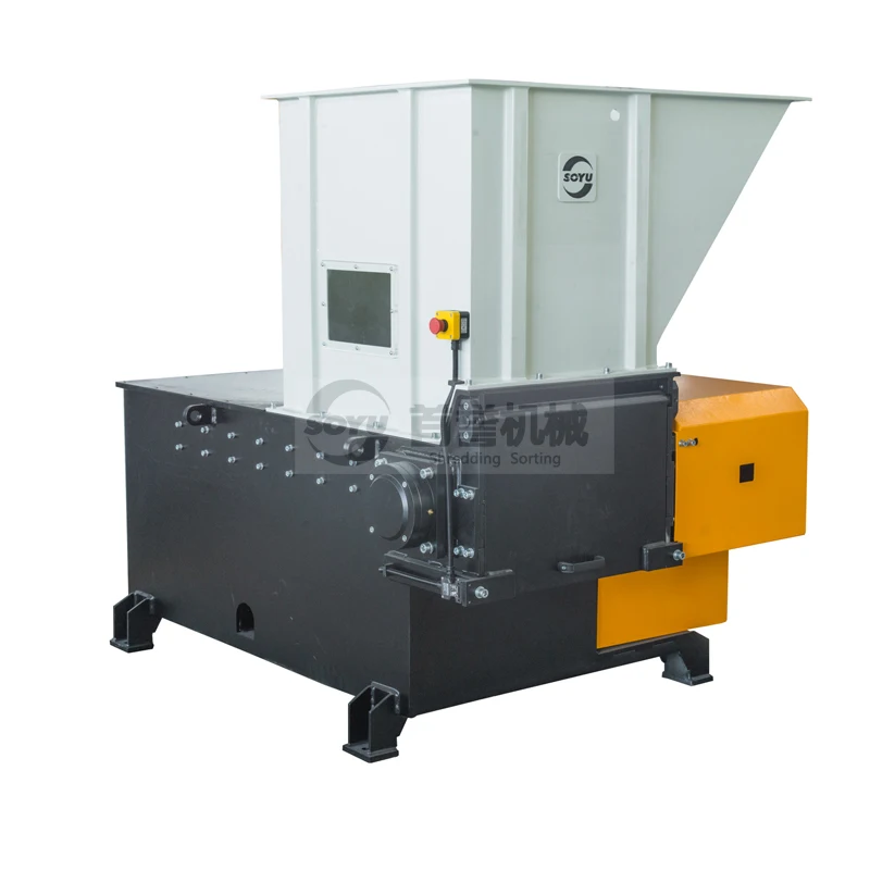 China single shaft shredder for plastic,wood,metal,drum,waste,glass
