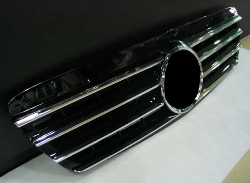For S CLASS W220 Racing Grille ABS Material 2000-2002 Car Mesh grille Replace W220 grille
