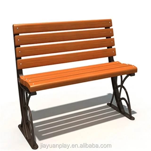 Wood slats for cast iron bench outdoor furniture