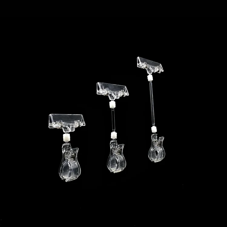 Hot-selling Pop Display Transparent Clips For Promotion