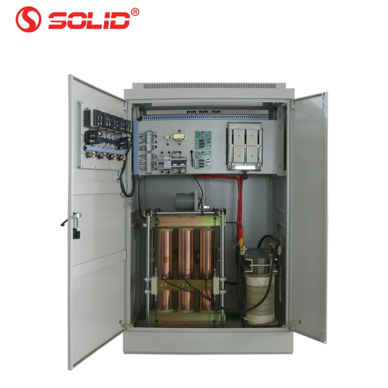 
Servo Type Voltage Regulator 100KVA 120 KVA 150KVA AC 380V 440V Three Phase SBW Industrial voltage stabilizer 