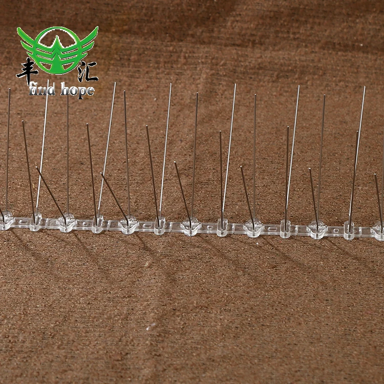 
China transparent plastic bird spikes/bird repeller 