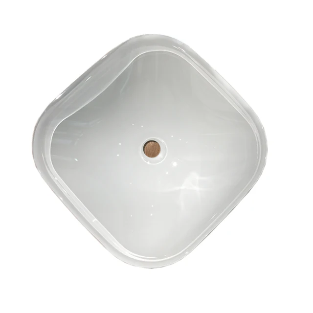 Elegant Round Modern Yellow Bathroom Vessel Tempered Glass Sink
