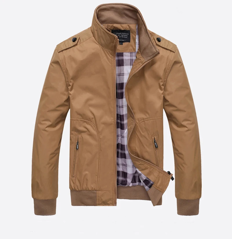 
Wholesale Fashion High Quality Winter Softshell Nylon Mens Zipper Jacket 