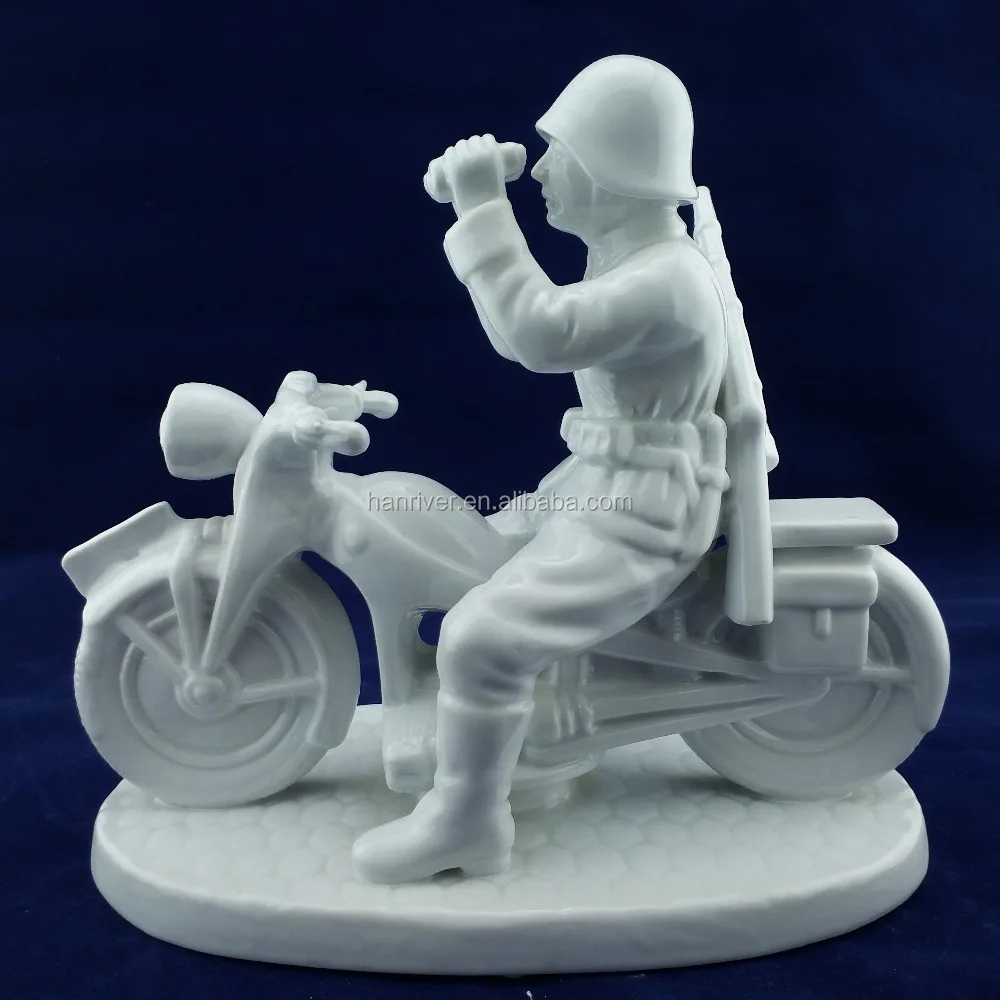 Abstract Art Ceramic Figurine Porcelain Figure Statue Home Studio Decor Ornament