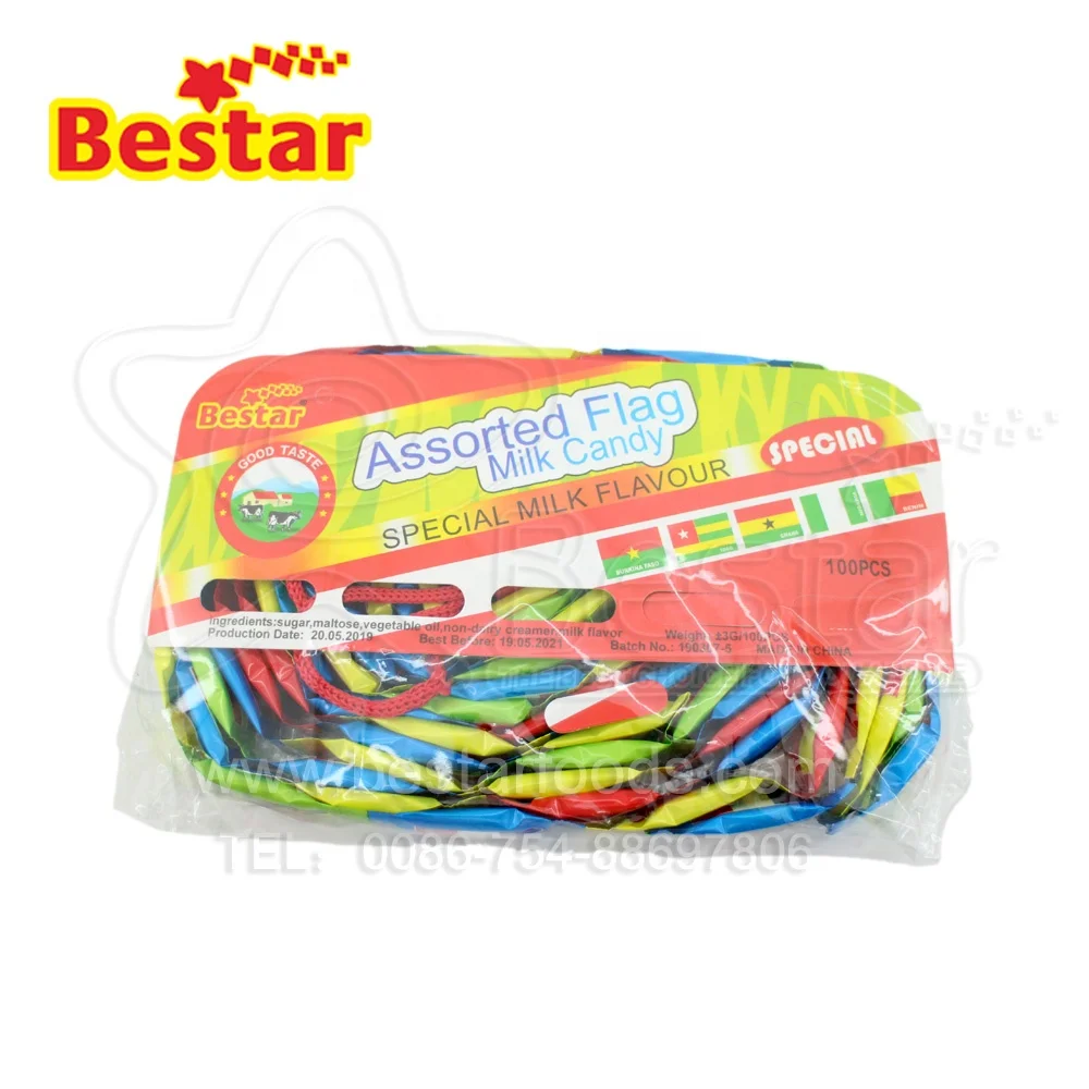 
Africa Hot Sell Milk Candy In Pillow Packing 