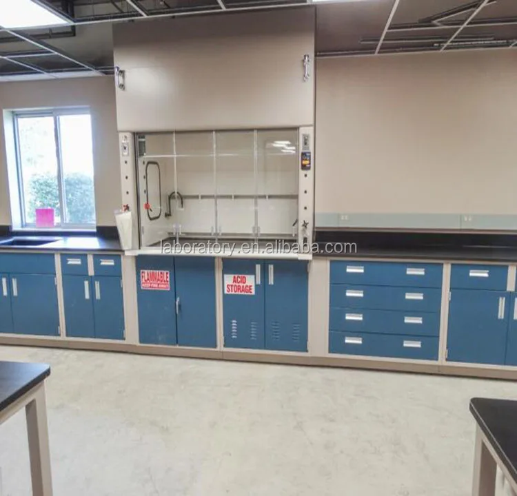 Hot Sale Laminar Flow Cabinet Ductless PP Fume Hoods Resistant to Acid Alkali Anti-Corrosion for Laboratory