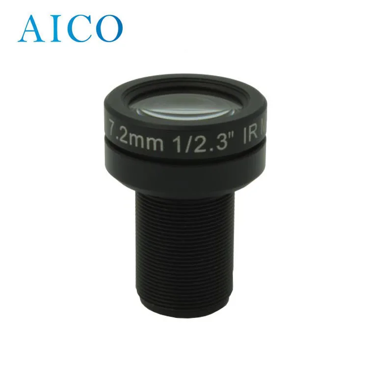 UHD F2.4 7.2mm 8mp m12x0.5mm s-mount 4k low no distortion 7.2 mm 1/2.3inch m12 action straight cctv board camera lens 1 / 2.3