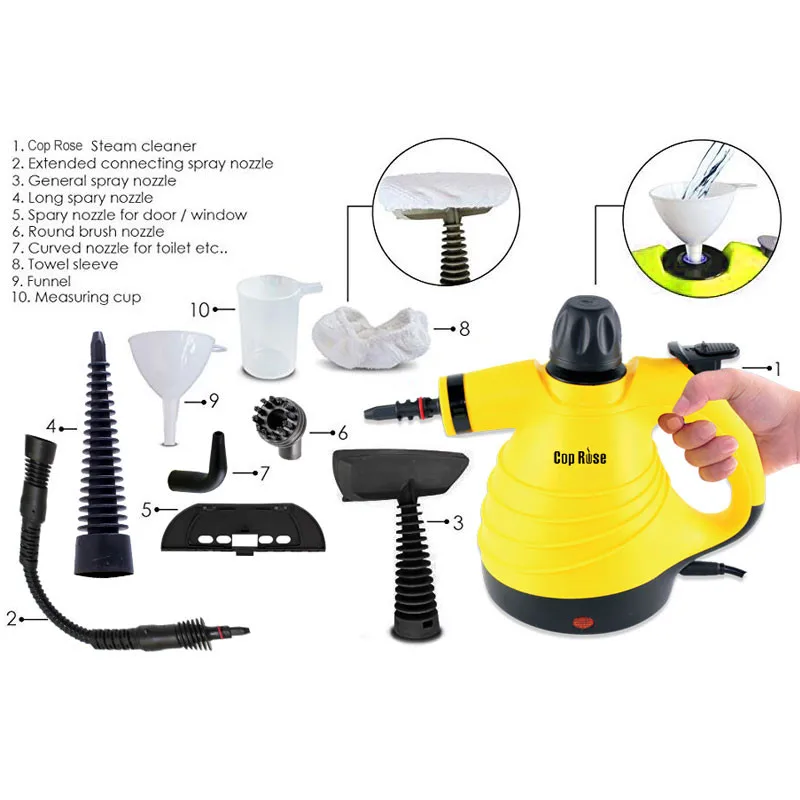 All-in-one handheld steam cleaner mini household high pressure steam cleaner car steam cleaning machine