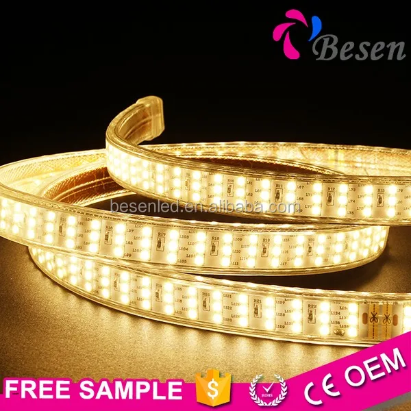 2400k Warm White Lighting 2700k Flexible 220v 20w 240v 3014 Smd 4014 100meter 230v Ac 100m/roll Led Strip Light 220-240v