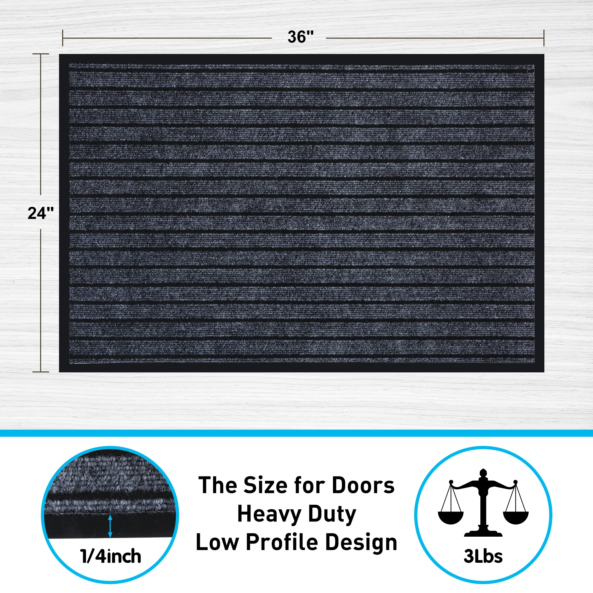 Modern design entrance the carpet commercial entrance door mat