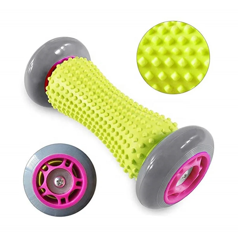 Массажер для ног из мягкой резины, ролик для глубокой ткани Acupresssure, восстановление для расслабления ног, спины, плеч, ног, рук, тугой мышц