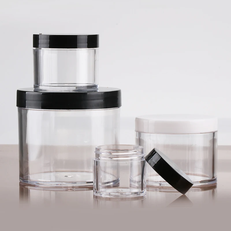 7G 10G 0.5OZ 1OZ 2OZ 4OZ 8OZ cosmetic uv nail color gel polish powder custom made plastic jar