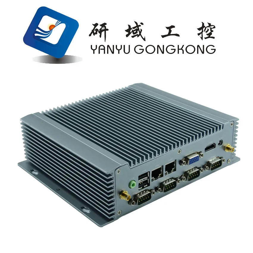 Промышленного класса безвентиляторный мини-компьютер box pc 32 Г/64 Г (опционально) 2 * LAN (RTL 8111E)