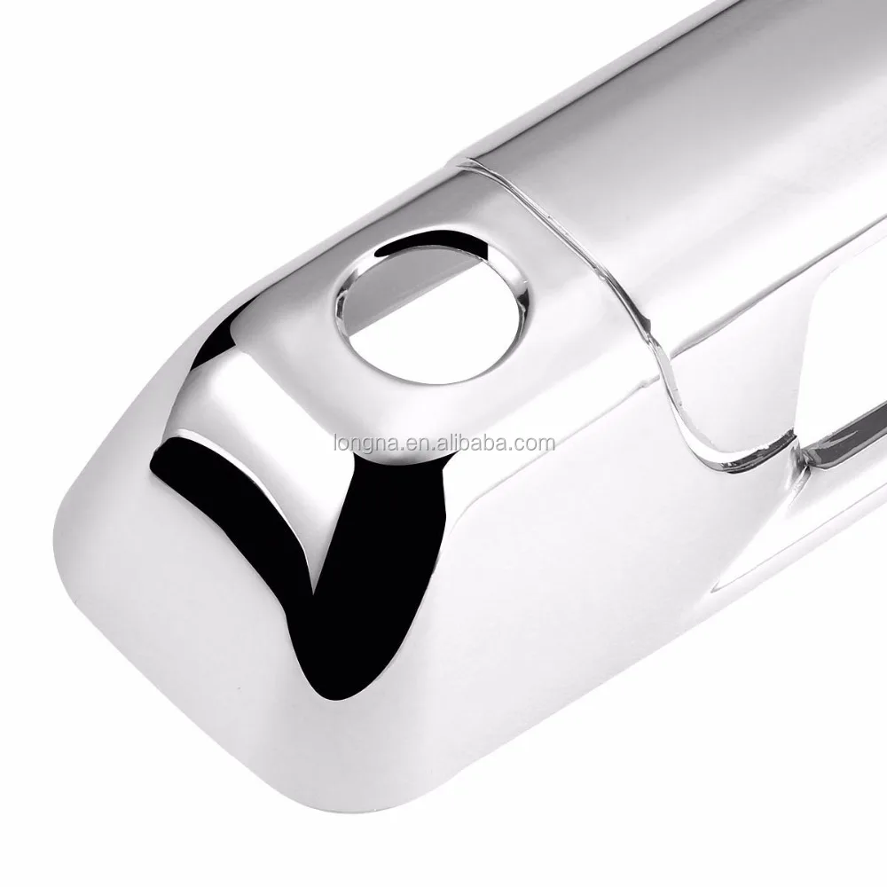 Chrome 4 Doors Handle Cover for 10-16 Dodge RAM 2500/3500/HD/09-16 RAM 1500/05-10 Jeep Commander/05-10 Grand Cherokee