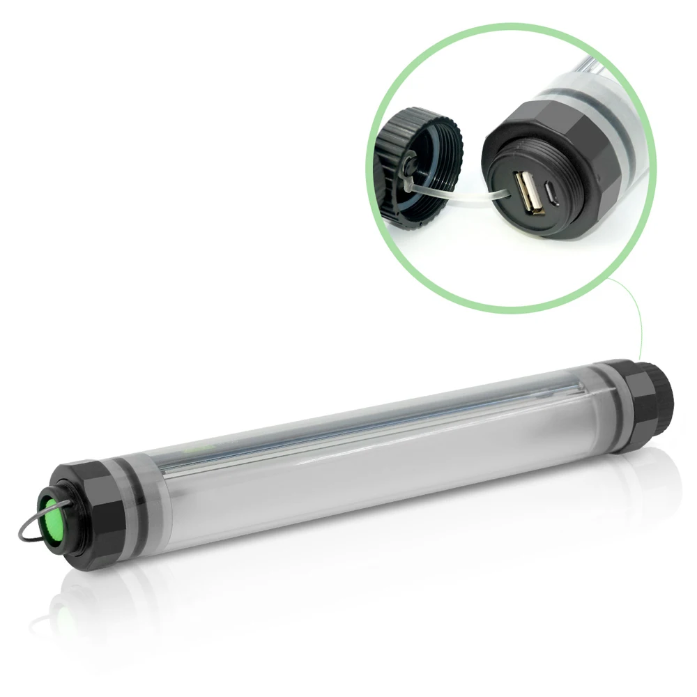 YUYLED Q7 Rugged Outdoor Equipment Diving Light Waterproof IP68 Emergency LED Camping Flashlight