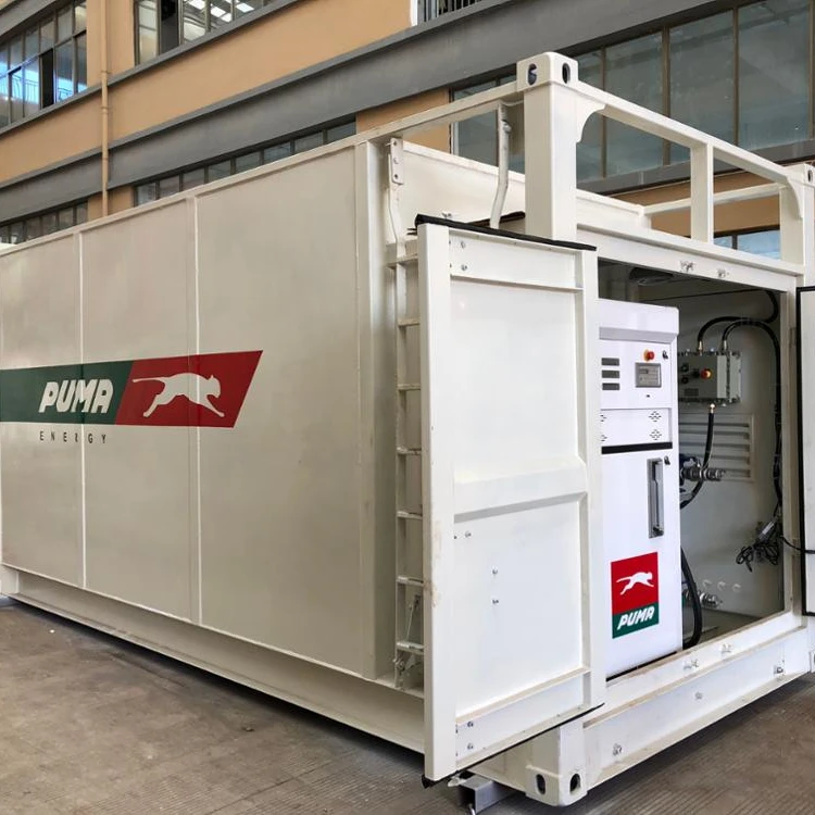 20FT Container Fuel Station with single nozzle fuel dispenser