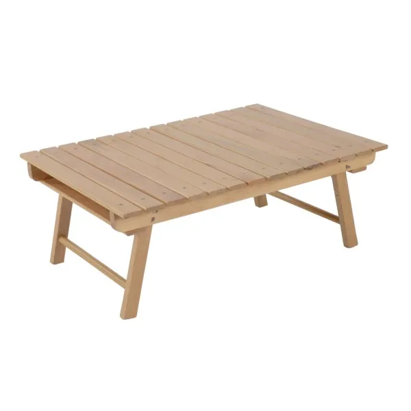 
Outdoor Garden Picnic portable folding kitchen wood low camping table 