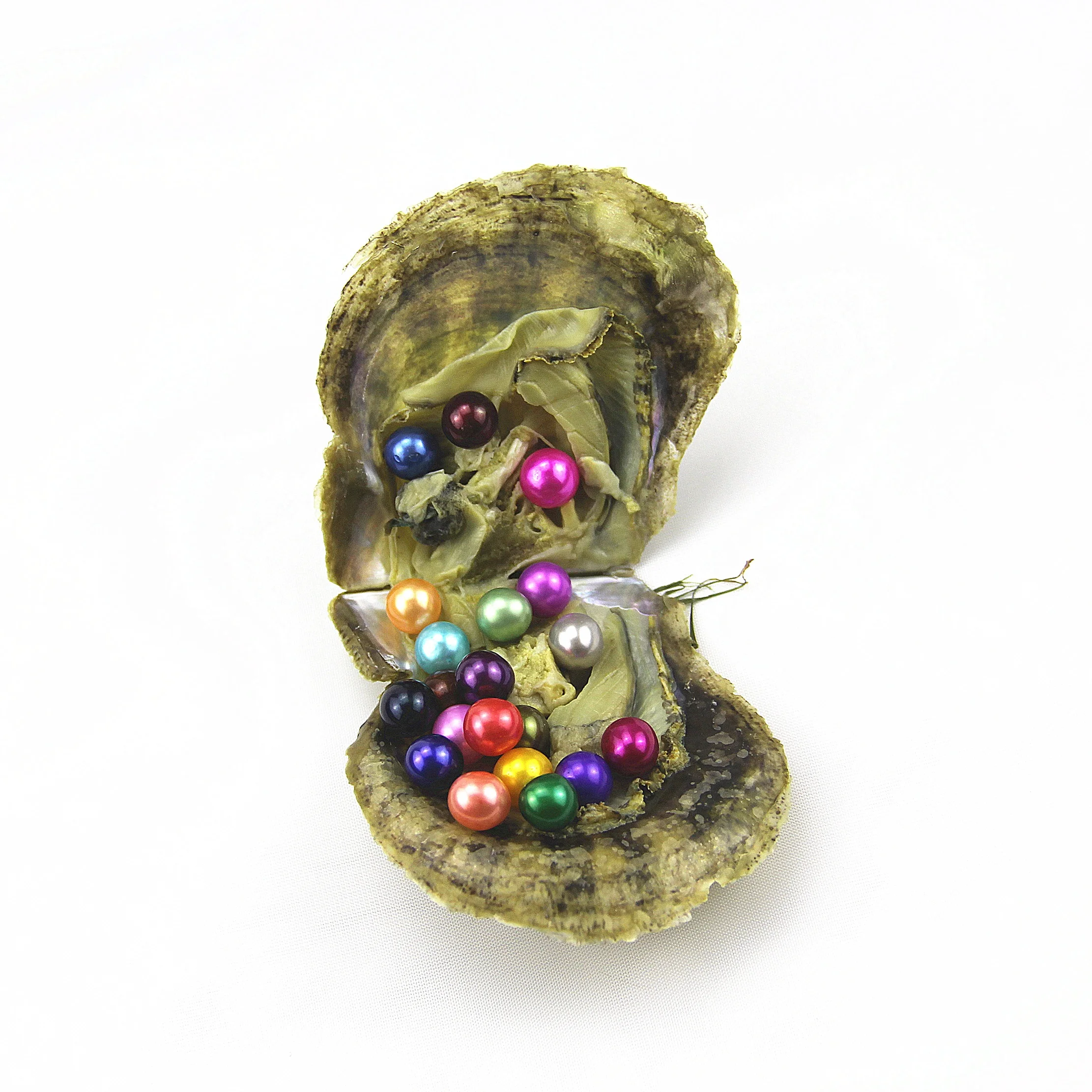 
AAA+ grade 6-7mm Freshwater Natural Pearl Mixed 34 Colors 20 pearls in 1 Akoya pearl oysterl,Vacuum packing 