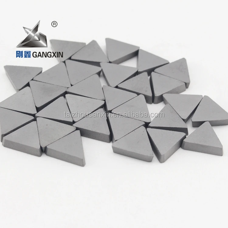 YT15/YT5 carbide tips ISO certificate1/2,3/4 triangle P30 carbide tips sanxin