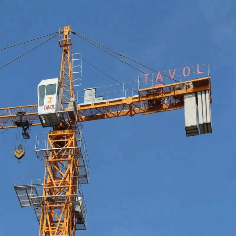 Hot Sales Tc5010 Model Tower Crane with 50m Boom Length for Sales