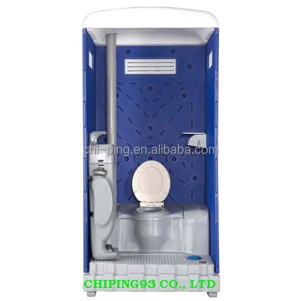 Plastic portable toilets seat type plastic restroom from Taiwan