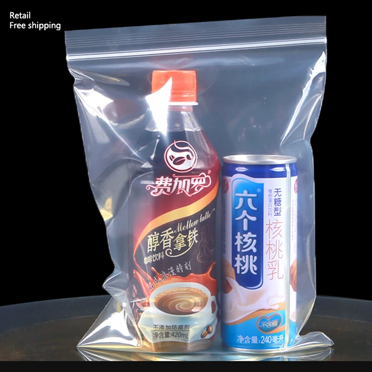 15*22CM On Retail Multi-Application Clear LDPE Poly Bag, Single Layer Plastic Bag