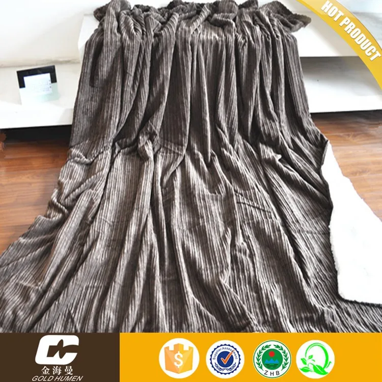 Luxury printed & plain fabric fleece bed good rest cover sheet cover set blanket