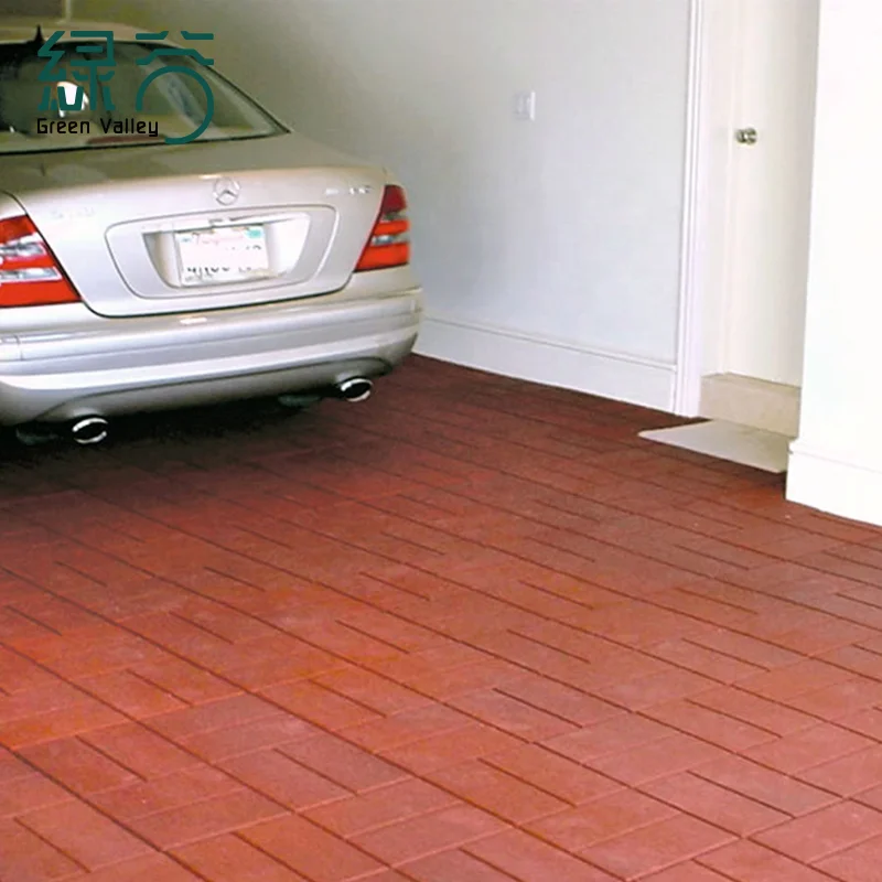 Уличные Тротуарные резиновые плитки, переработанные резиновые Кирпичи, гаражные напольные плитки, оптовая продажа