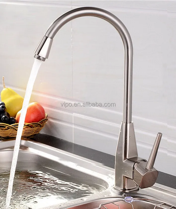 Классический смеситель из никеля и цинкового сплава