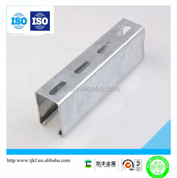 Solar Strut Channel and wall mount bracket for construction