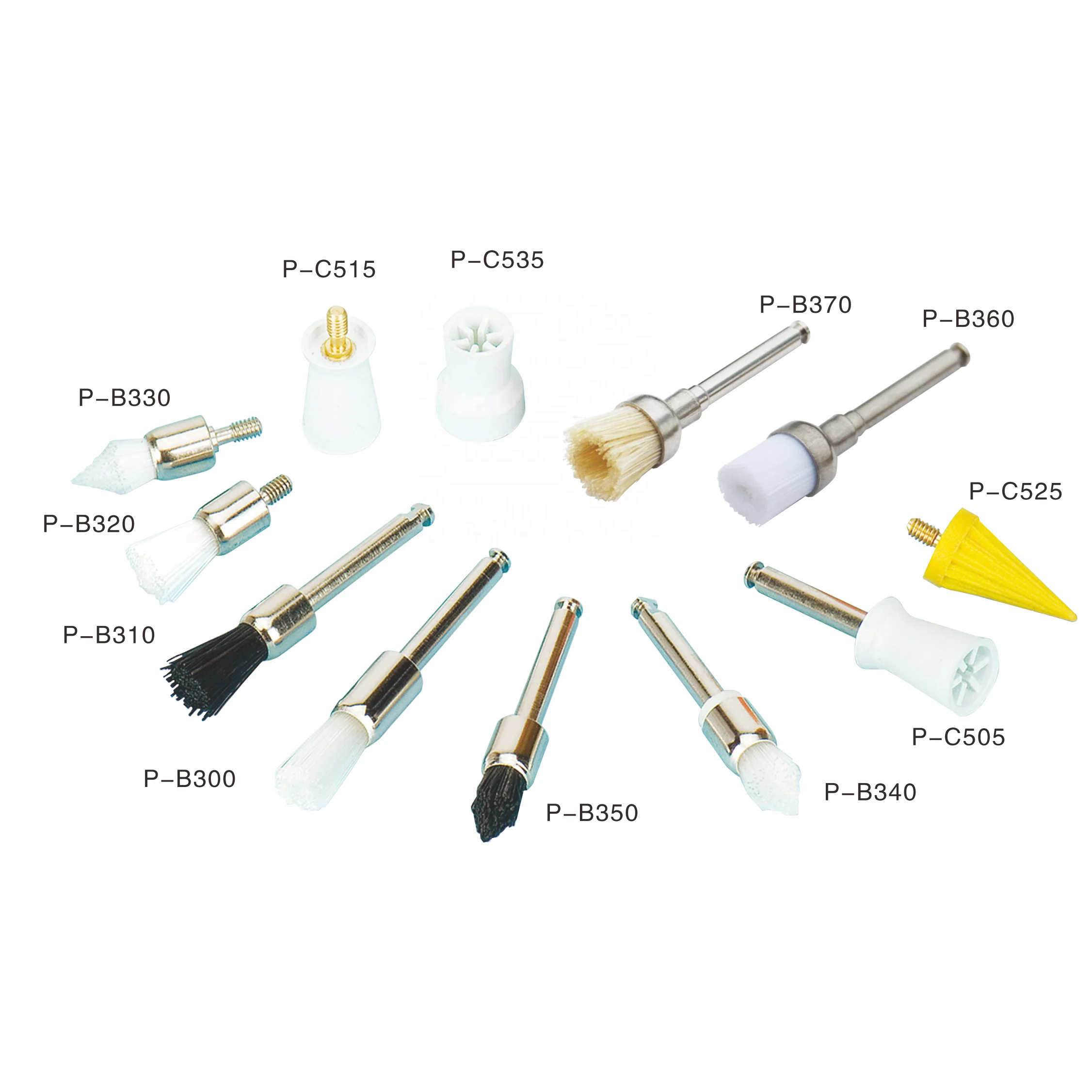 Cheap Screw-on Tapered Teeth Polishing Prophy Brushes Of Dental Supplies