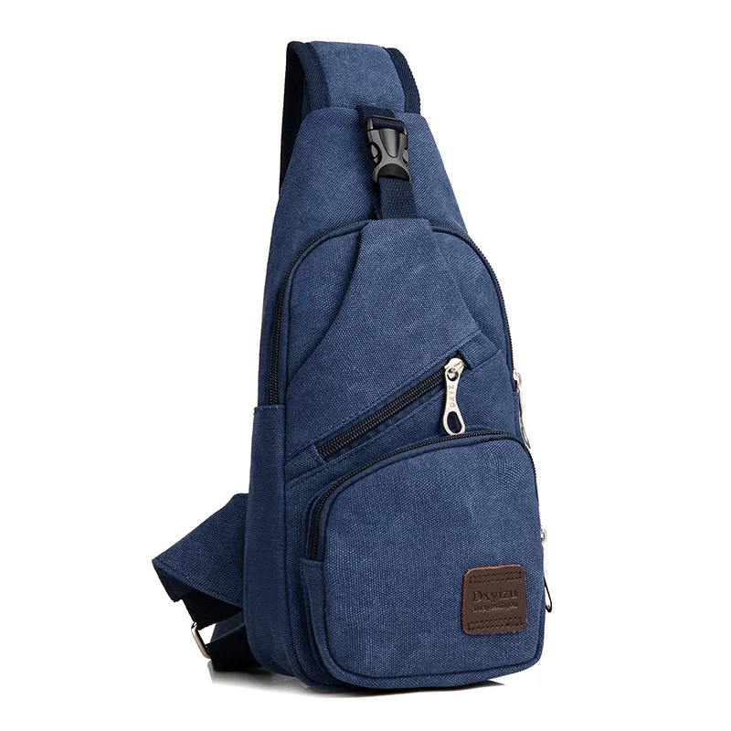single strap canvas sling messenger bag men cross body chest bag shoulder bag