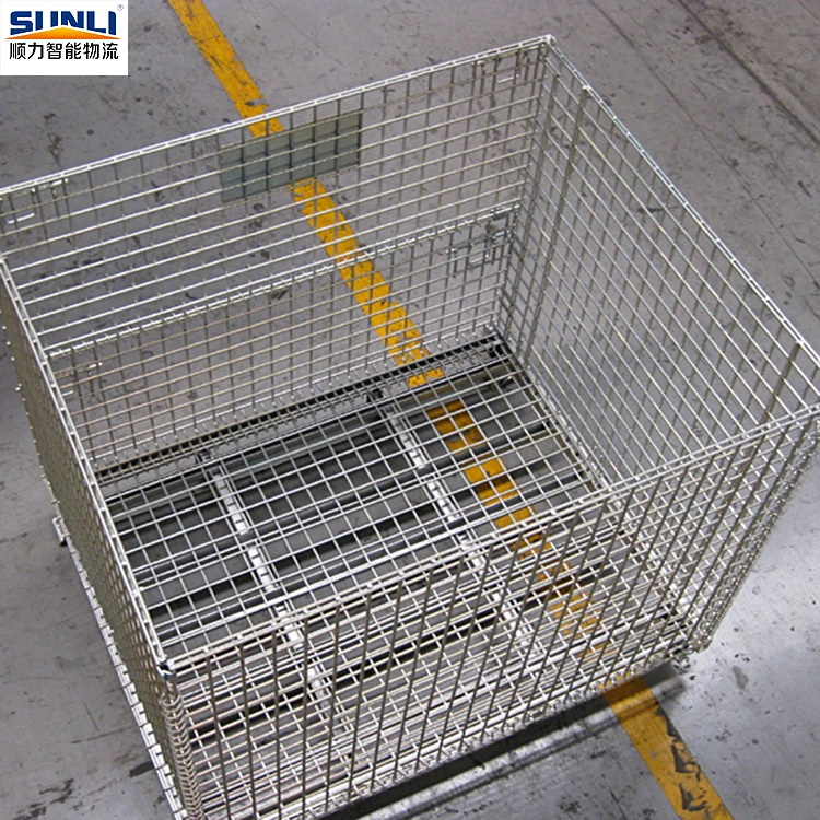 steel foldable , collapsible container
