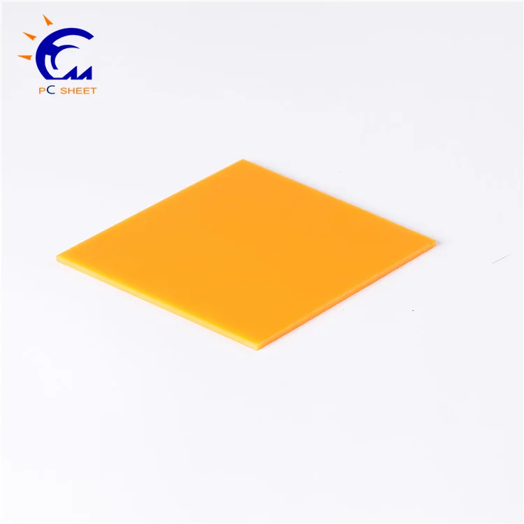 ISO 9001 certified 0.5mm polycarbonate film flat sheet