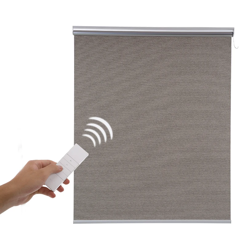 Electric Motorized Vertical Blind Track, Horizontal Motorized Balcony Roller Blinds