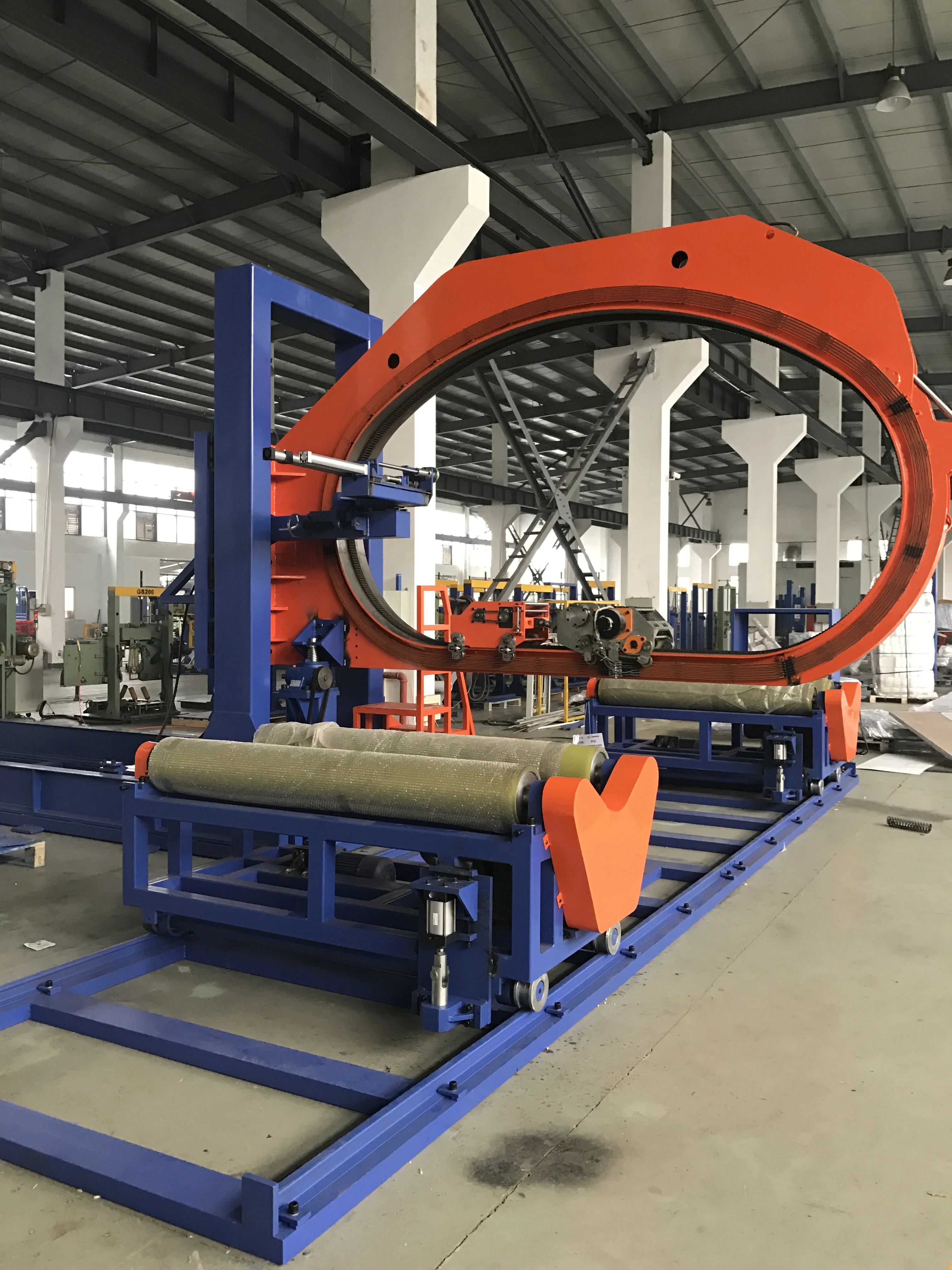
Wire Coil Compacting andf Wrapping Machine 