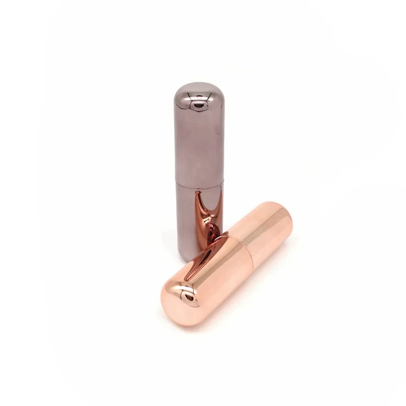 low MOQ plastic empty lip balm container  customer private logo printing lipstick tube